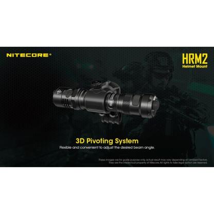 Nitecore HRM2 Helmet Clamp Mount