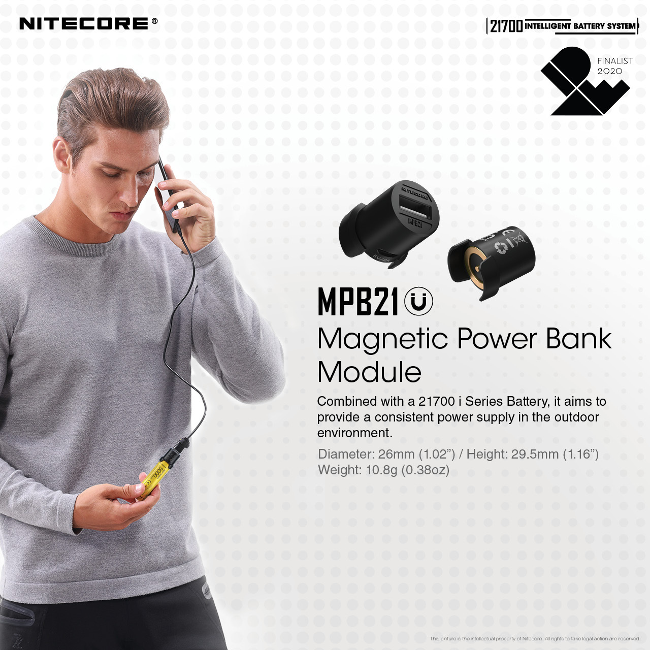 Nitecore 21700 Intelligent Battery System