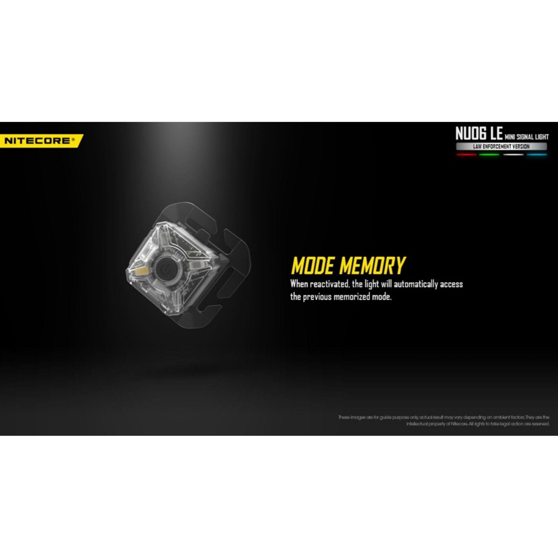 Nitecore NU06 LE Mini Signal Light USB Rechargeable Light