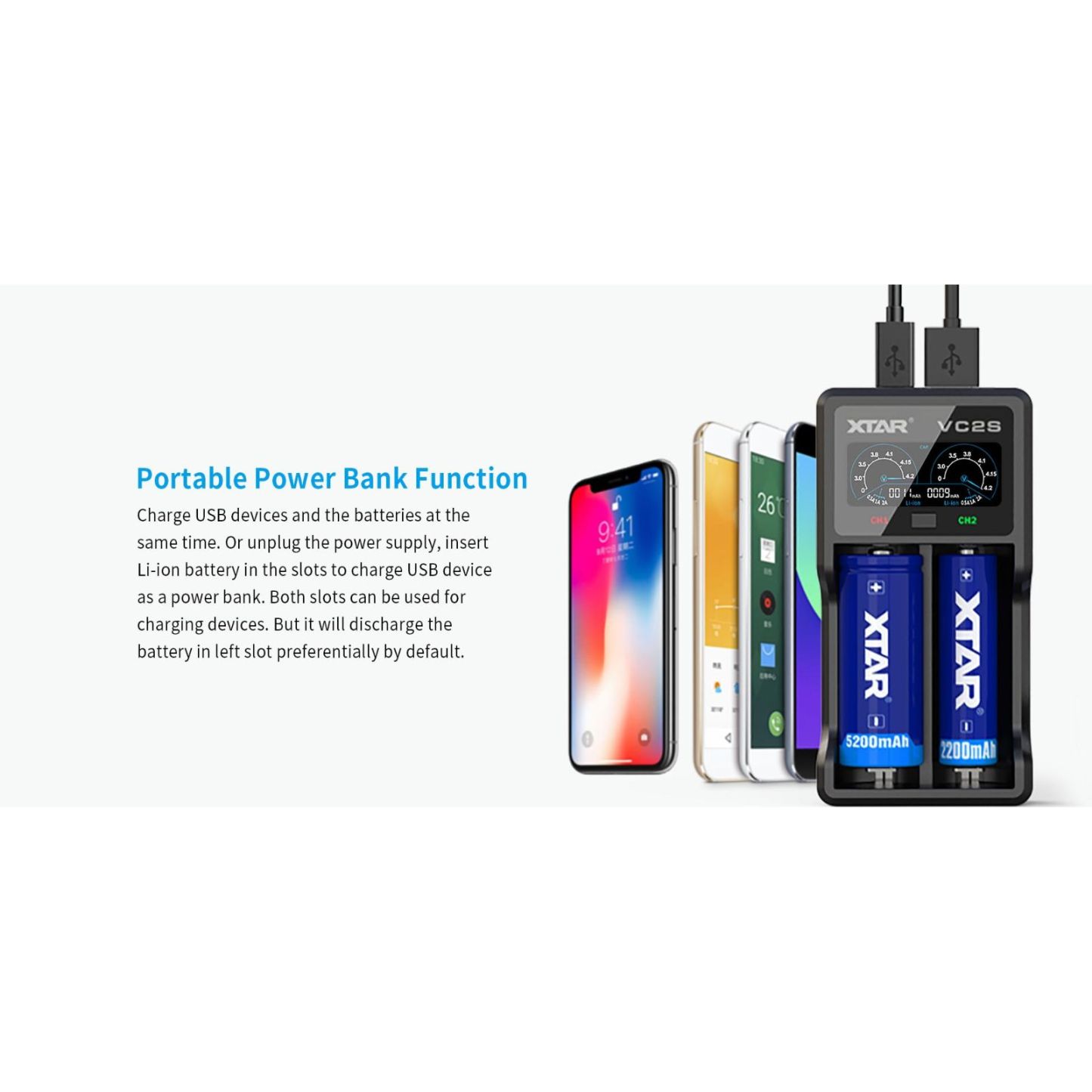 XTAR VC2S Charger