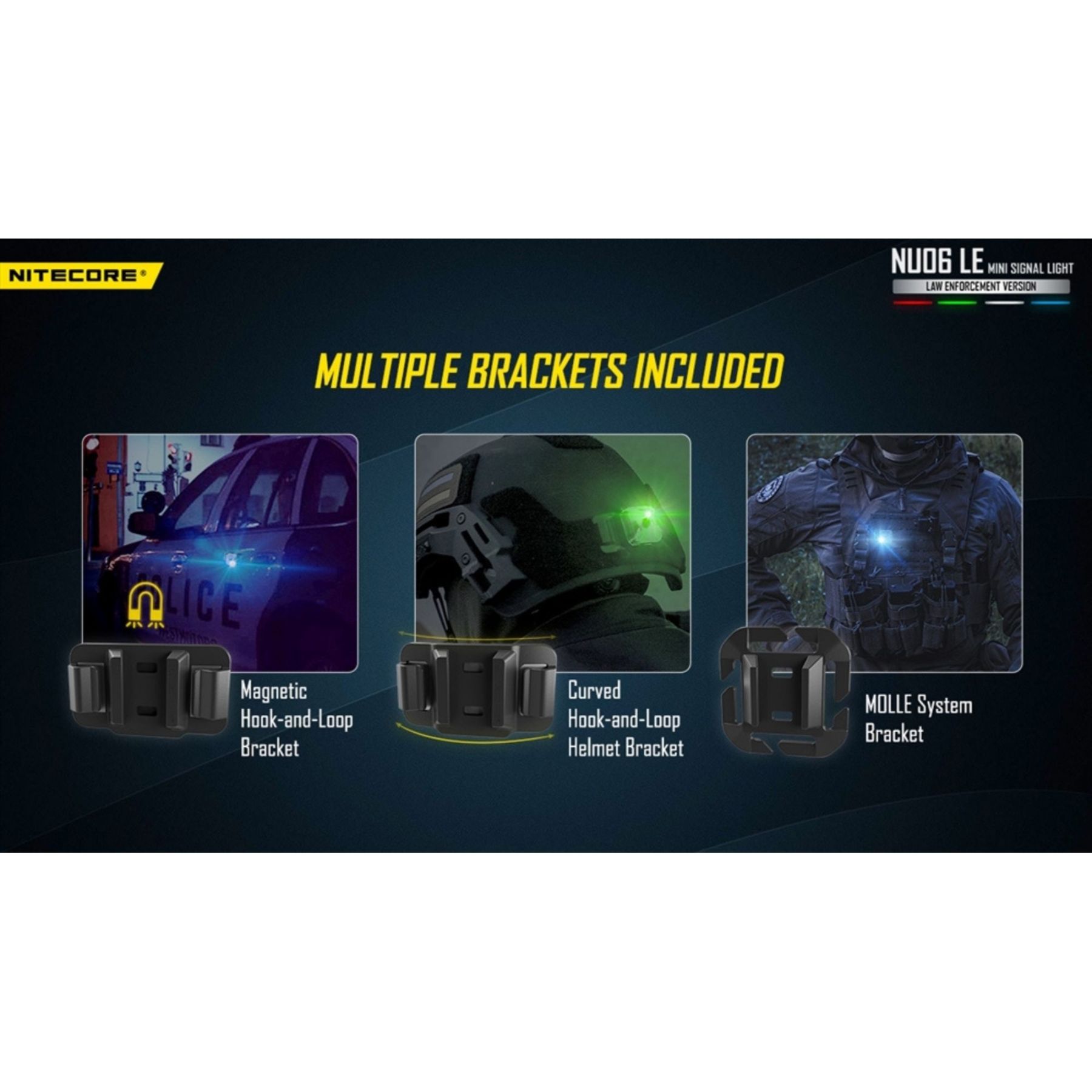 Nitecore NU06 LE Mini Signal Light USB Rechargeable Light