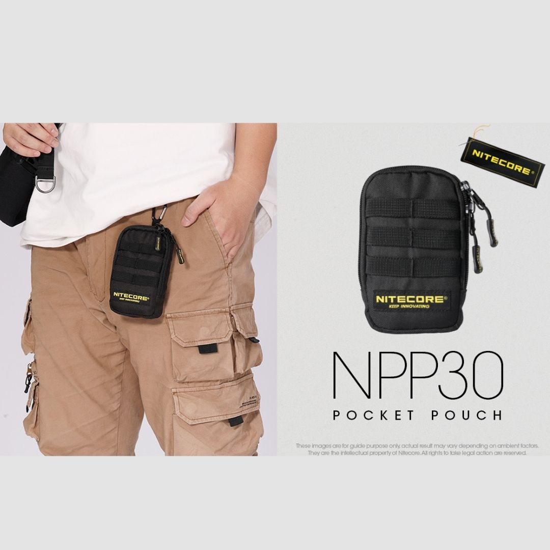 Nitecore NPP30 Pocket Pouch (Black)