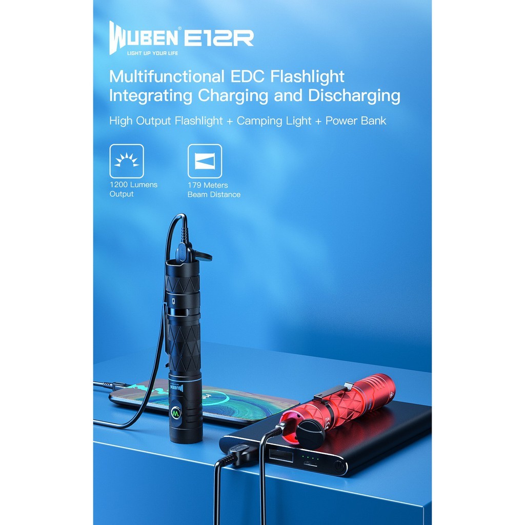 Wuben E12R 1200 Lumens