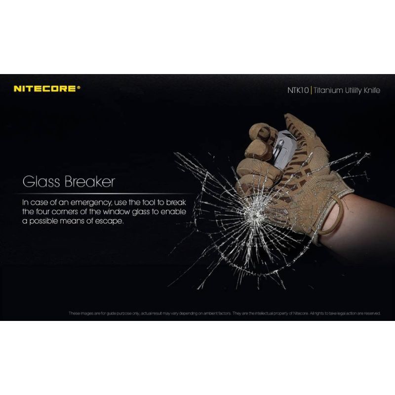 Nitecore NTK10 Titanium Utility Knife