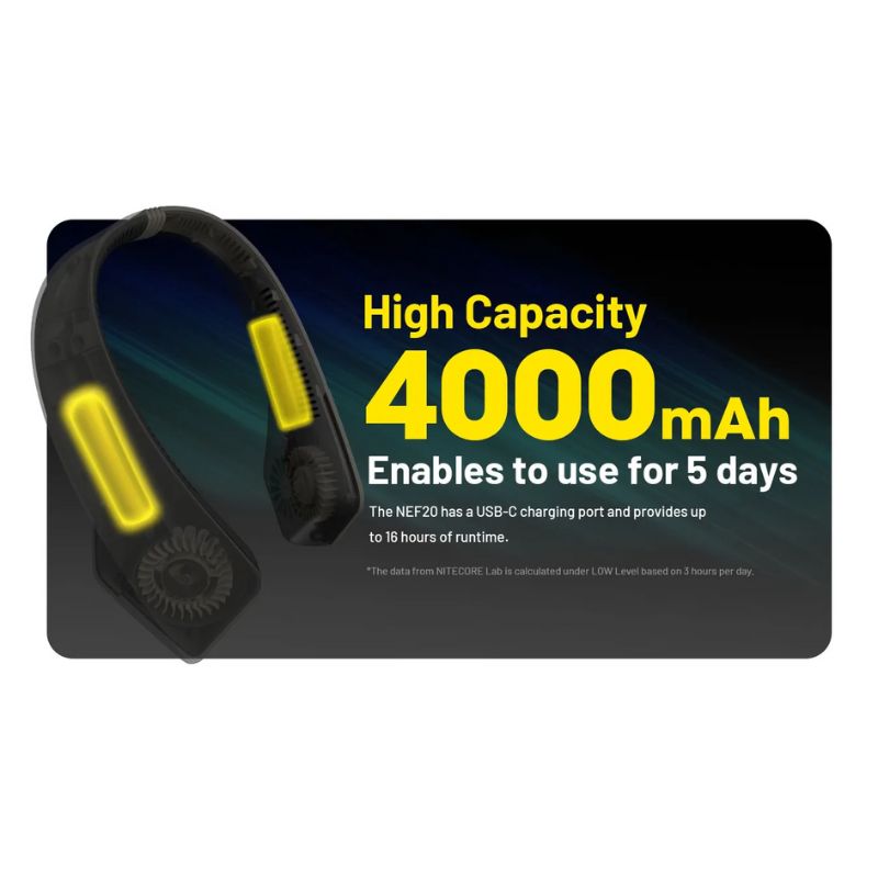 Nitecore NEF20 Neck Fan