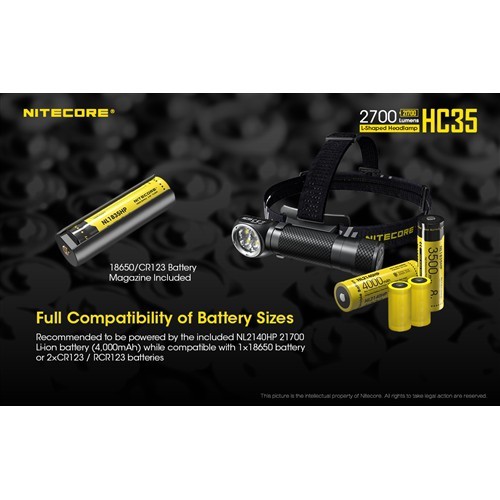 Nitecore HC35 2700 Lumen Headlamp