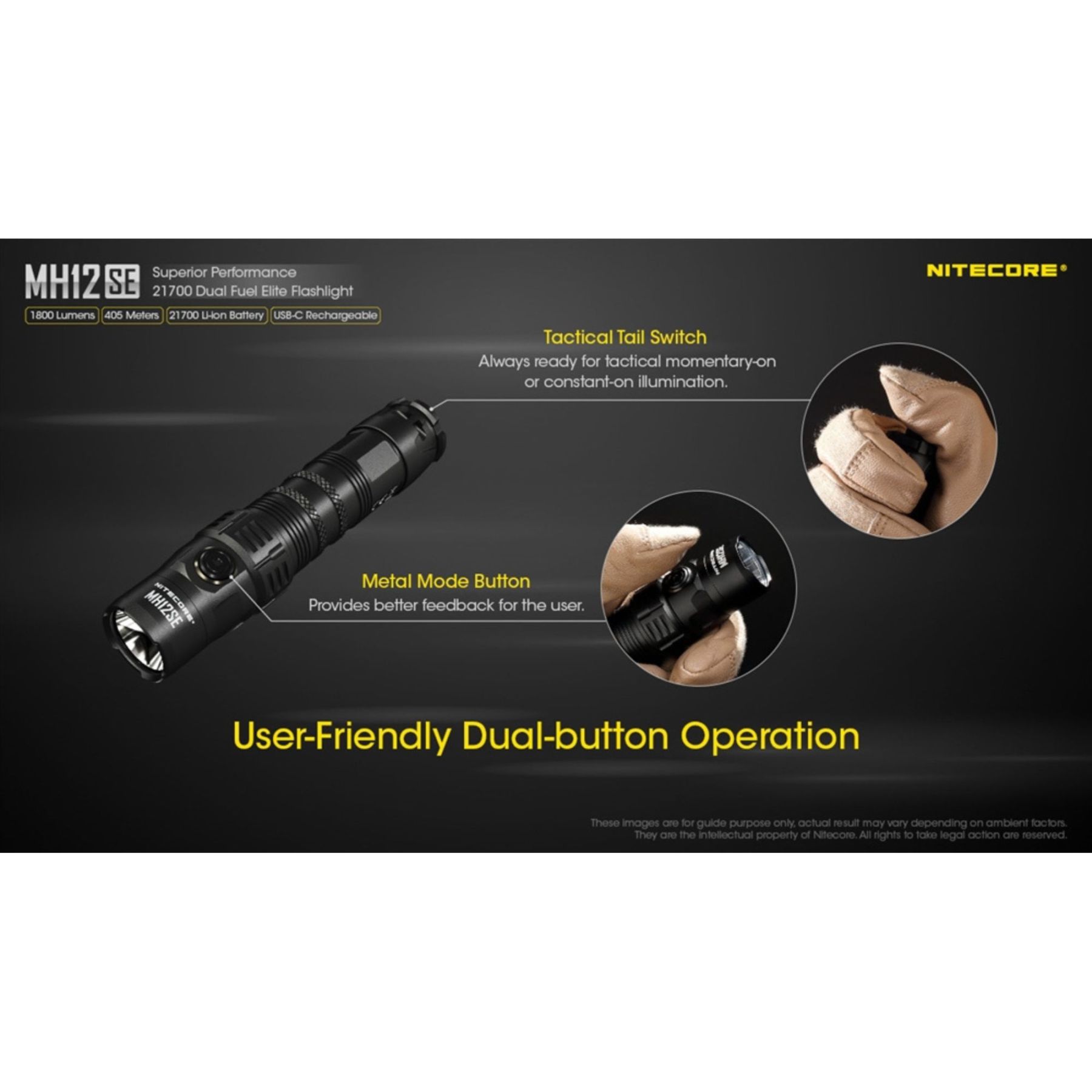 Nitecore MH12SE 1800 Lumens