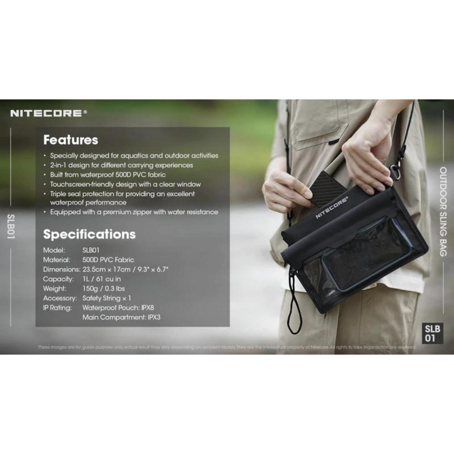 Nitecore SLB01 Outdoor Waterproof Sling Bag