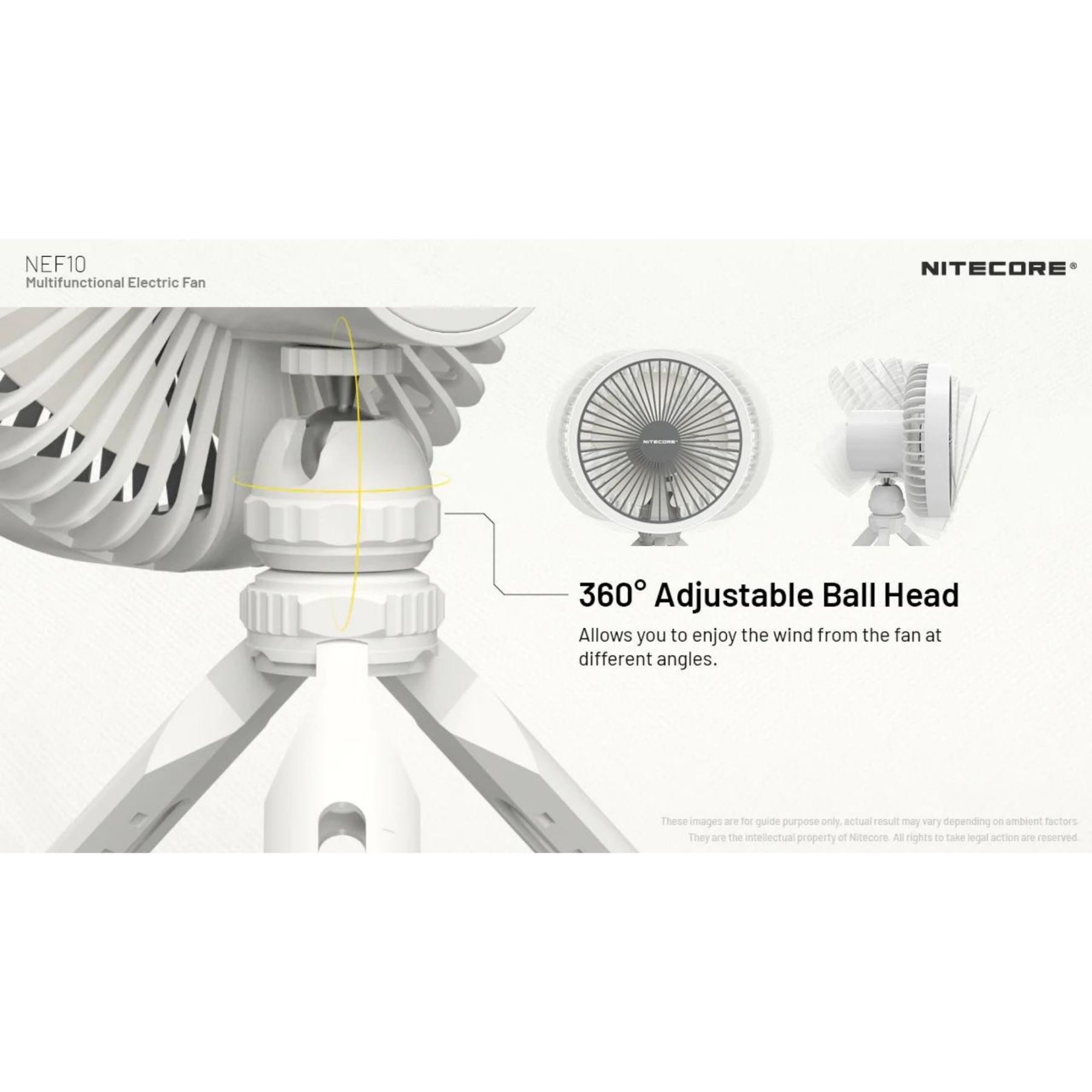 Nitecore NEF10 Multi-Functional Electric Fan