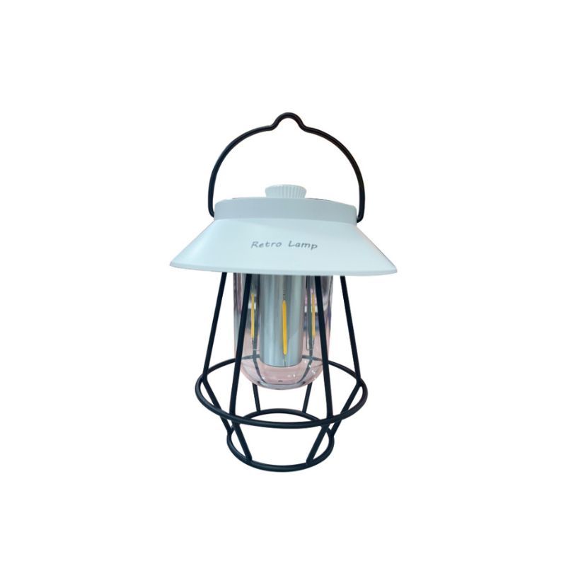Deer Creek Lantern USB Rechargable Black/White