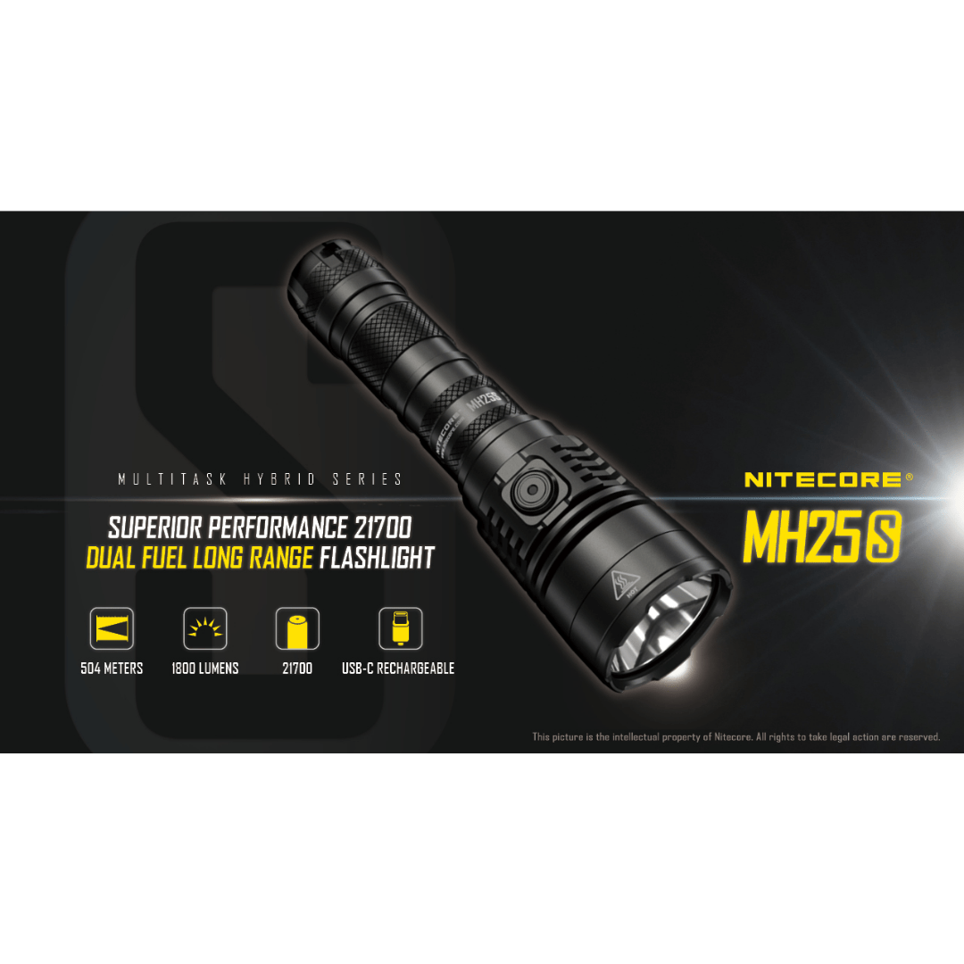 Nitecore MH25S 1800 Lumens Flashlight