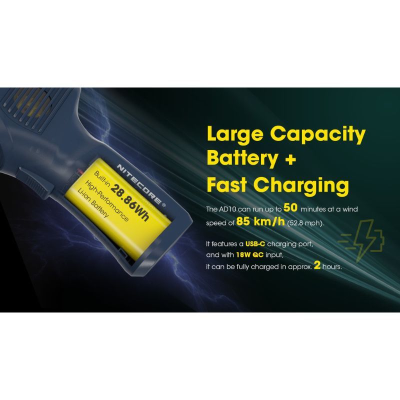 Nitecore AD10 Electric Air Duster