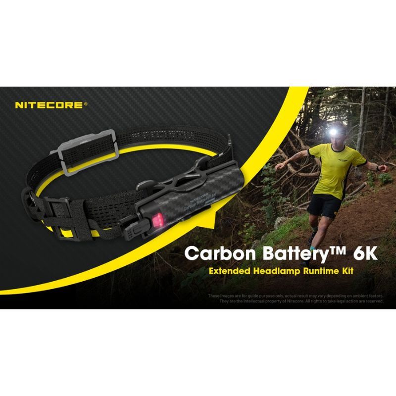 Nitecore Carbon Battery 6K Extended Headlamp