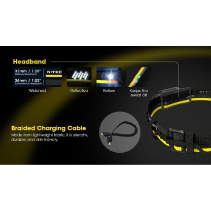 Nitecore Carbon Battery 6K Extended Headlamp