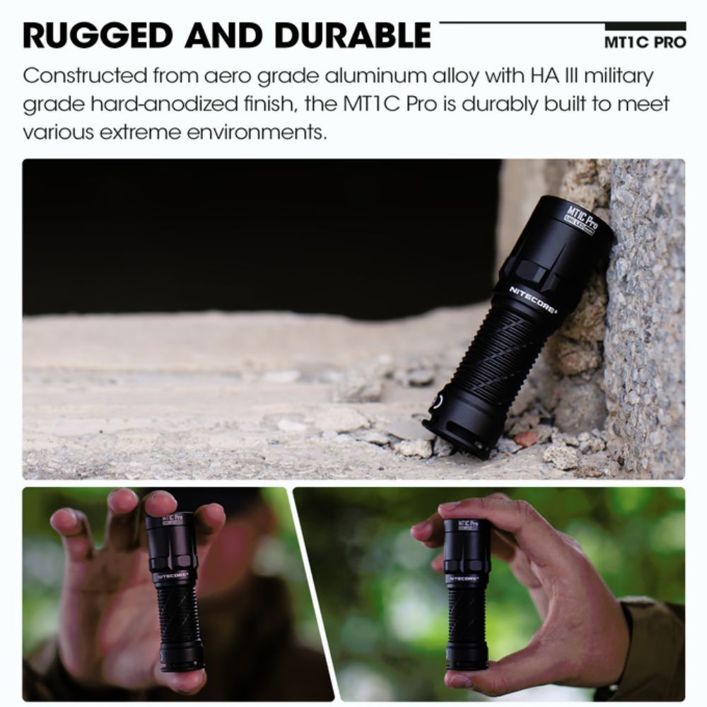 Nitecore MT1C Pro Compact 1000 Lumen Flashlight
