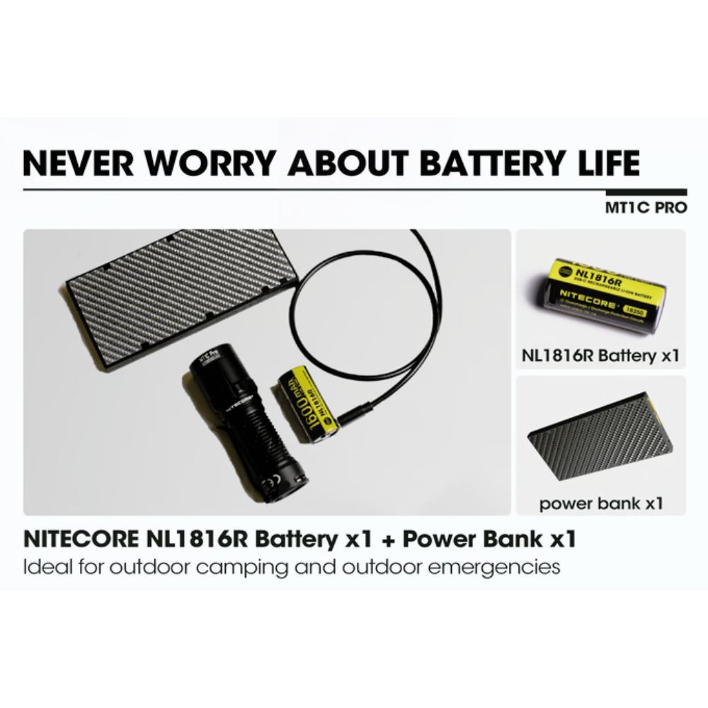 Nitecore MT1C Pro Compact 1000 Lumen Flashlight