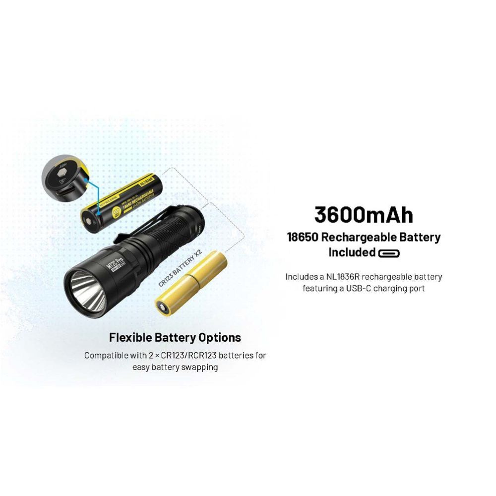 Nitecore MT2C Pro 1800 Lumen EDC Flashlight
