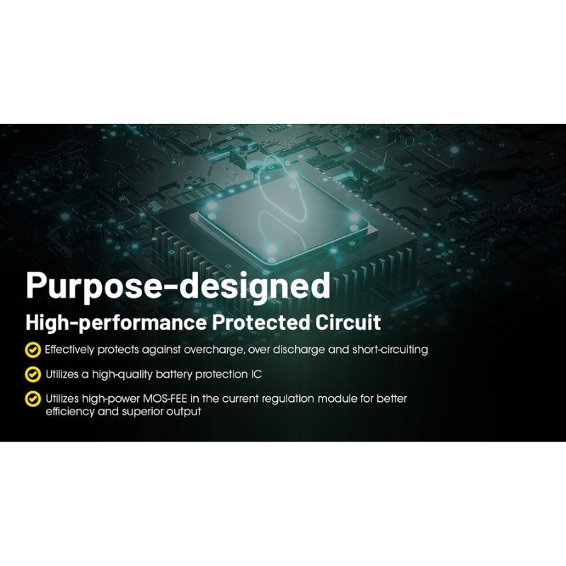 Nitecore NL169 Rechargable 950mAh 16340 Battery