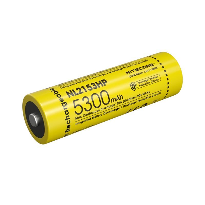 Nitecore NL2153Hp Rechargable 5300mAh 21700 Battery