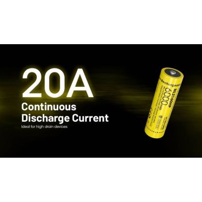 Nitecore NL2160Hp Rechargable 6000mAh 21700 Battery