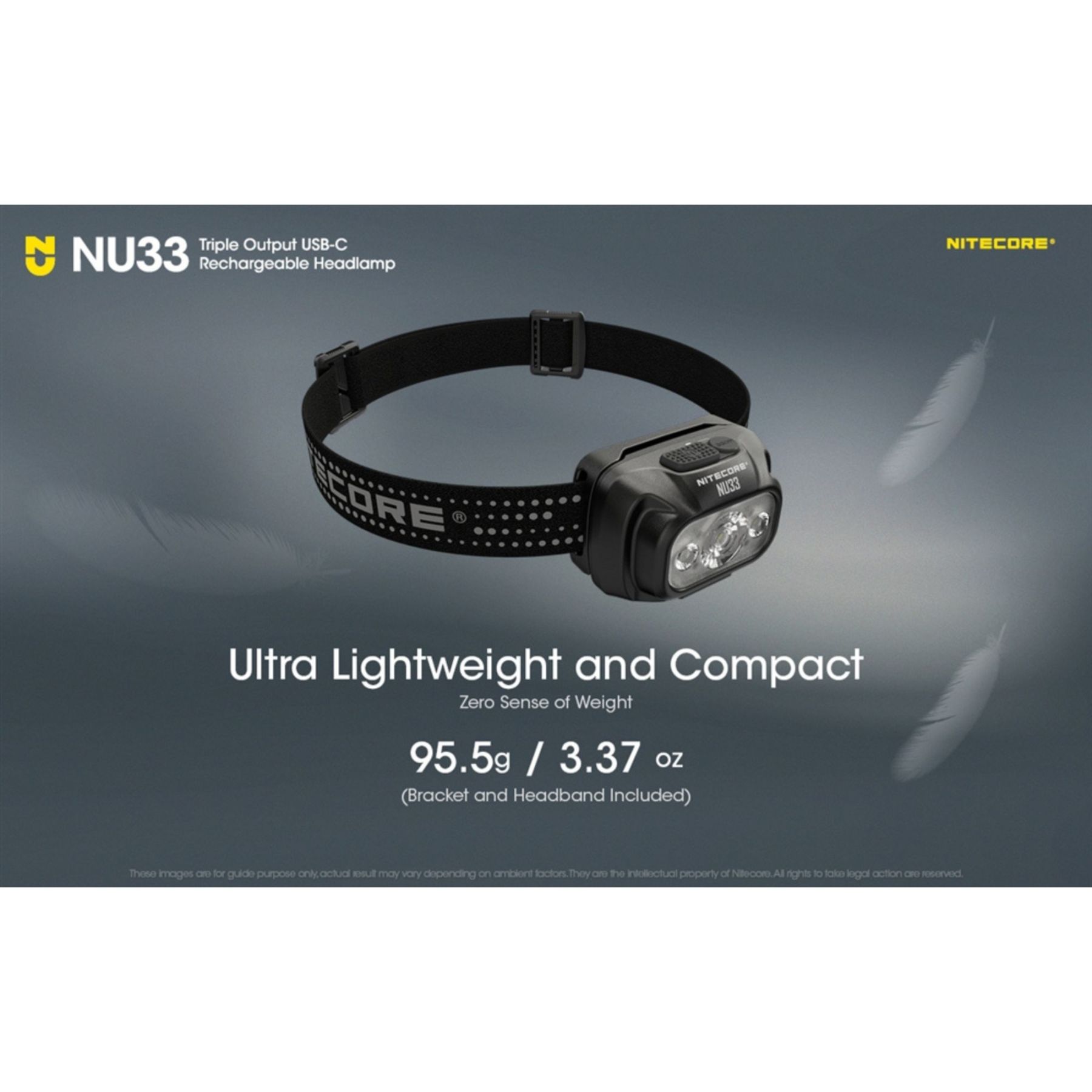 Nitecore NU33 700 Lumen LED Rechargable Headlamp