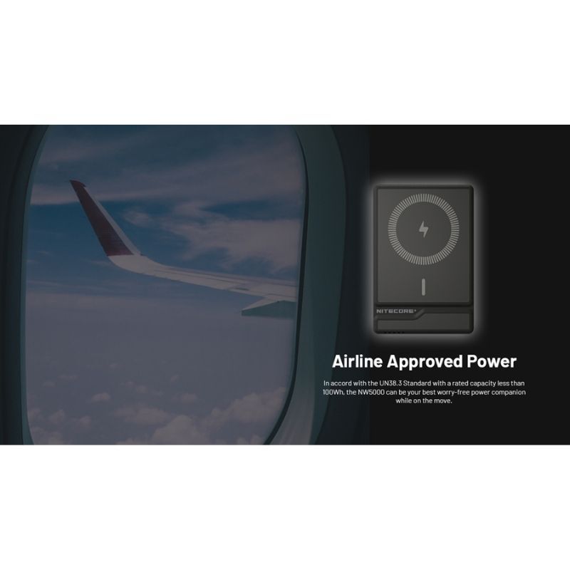 Nitecore NW5000 Magnetic Wireless 5000mAh Power Station