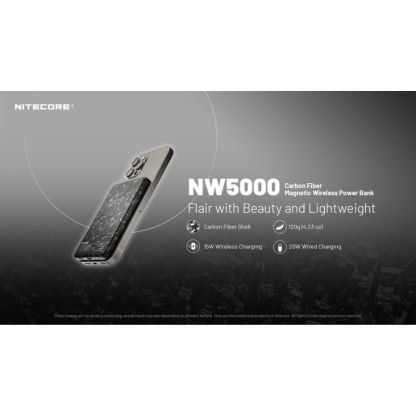 Nitecore NW5000 Magnetic Wireless 5000mAh Power Station