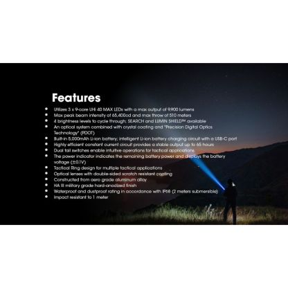 Nitecore TM9K Pro 9,900 Lumen Flashlight