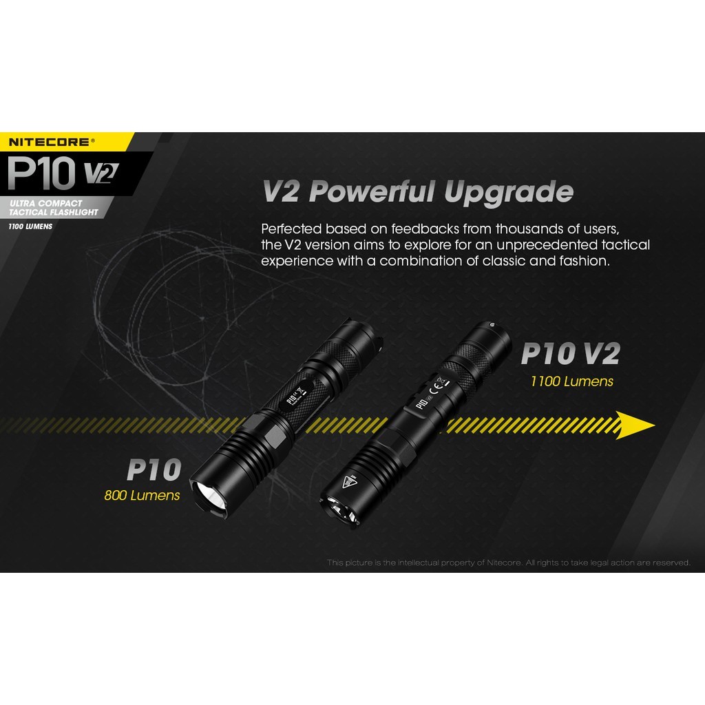 Nitecore P10 V2 Flashlight