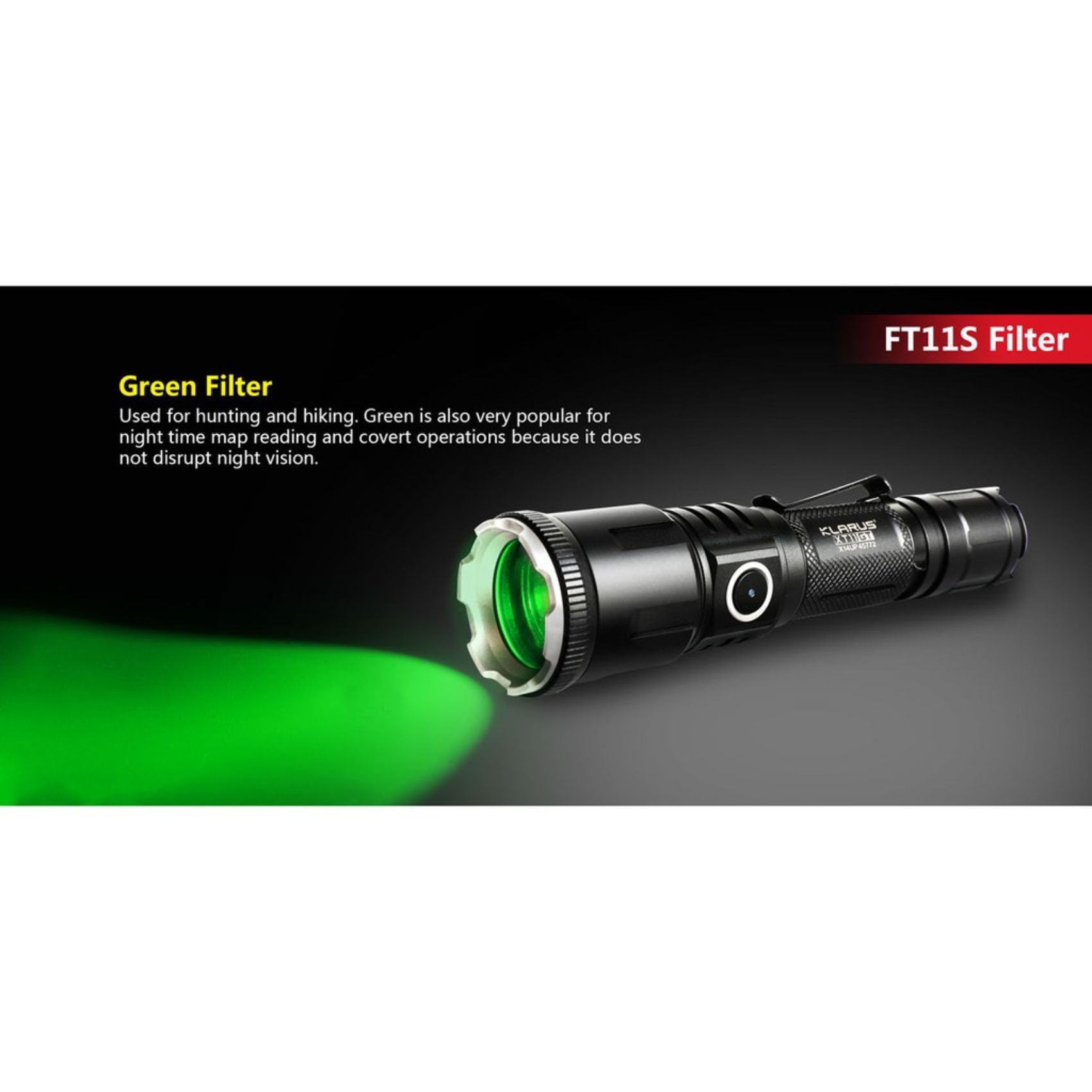 Klarus FT11S Flashlight Filter