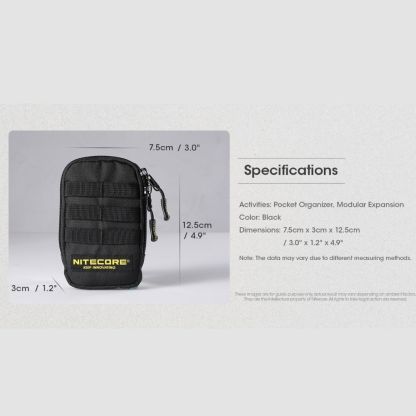 Nitecore NPP30 Pocket Pouch (Black)