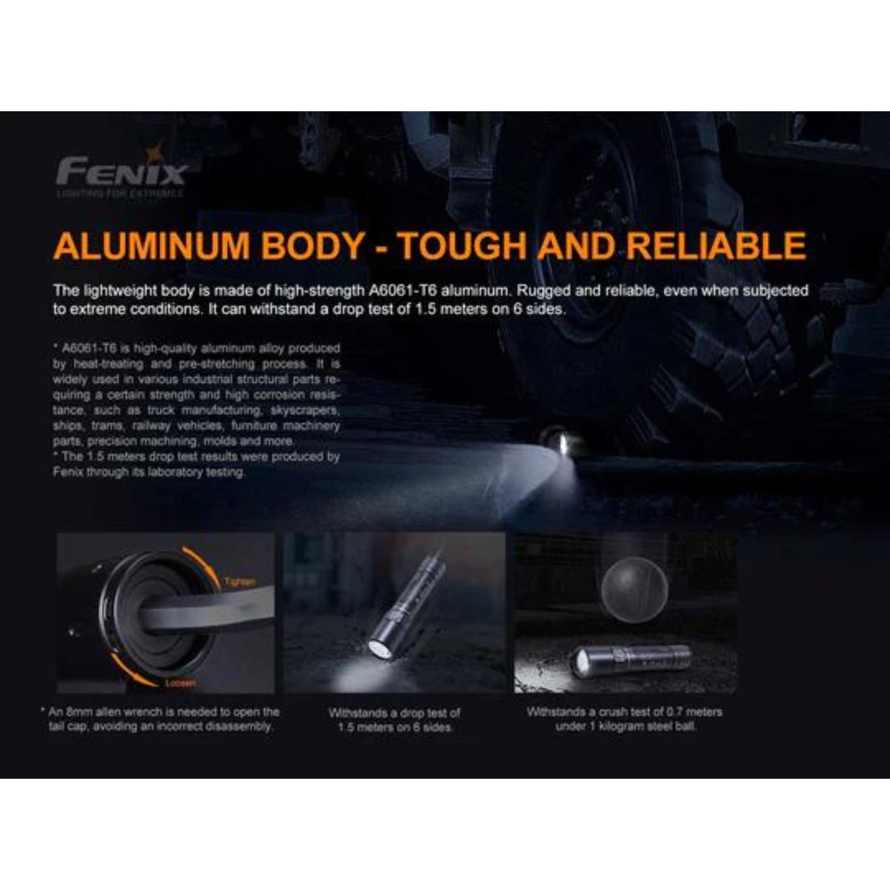 Fenix WF30RE 280 Lumen Intrinsically Safe Flashlight