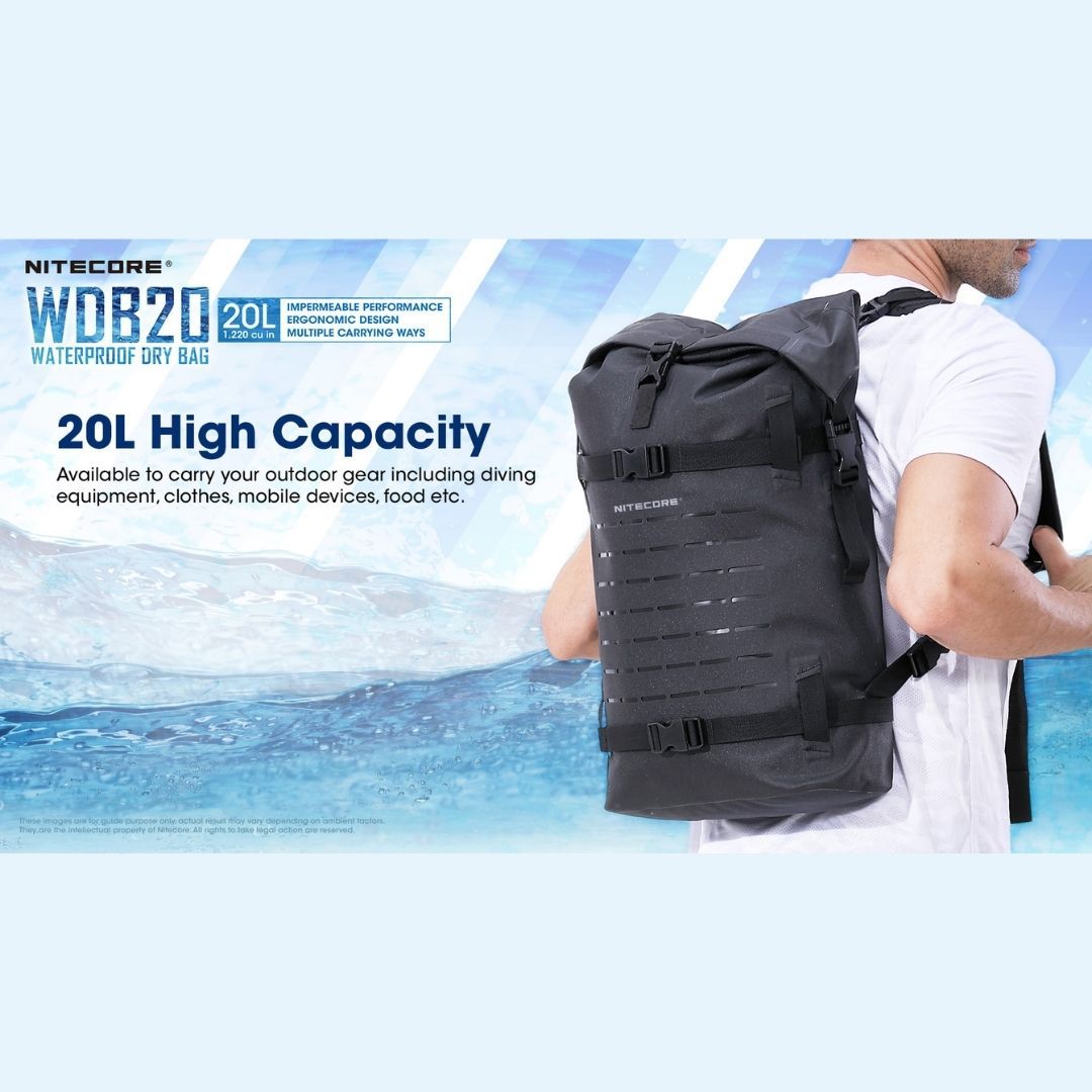 Nitecore WDB20 Waterproof Dry Bag (20L)