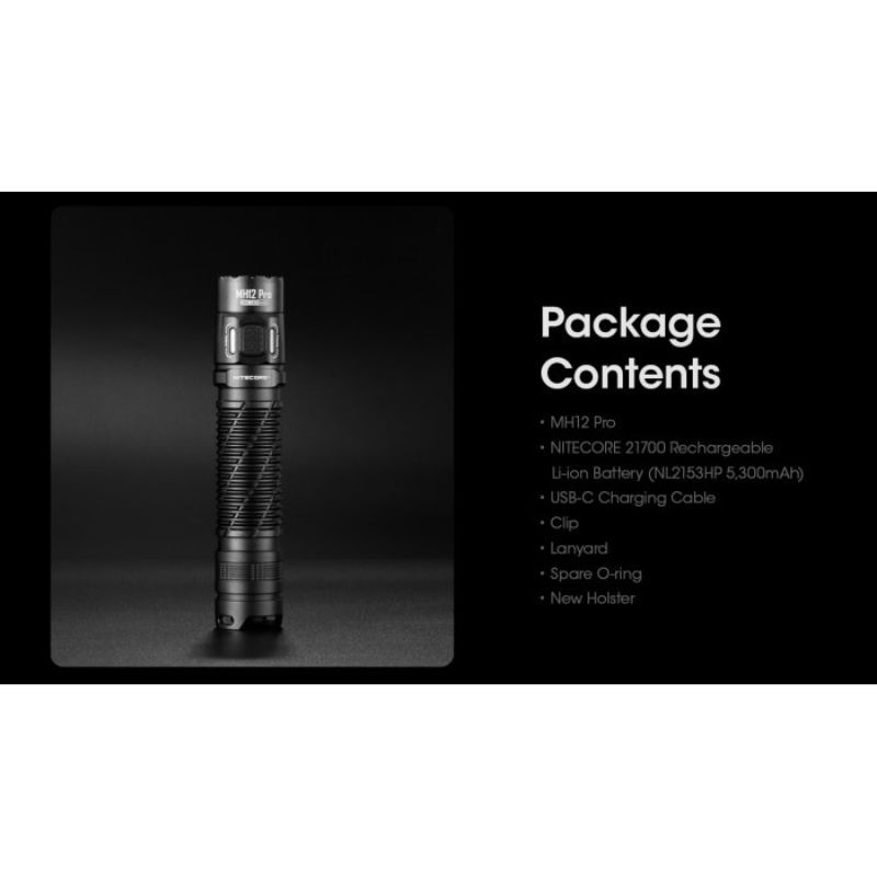 Nitecore MH12 Pro Nitelab UHi 3300 Lumen Flashlight