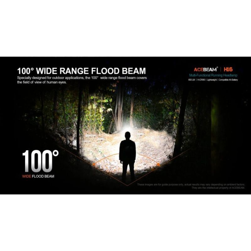 Acebeam H16 NW LED 650 Lumen Headlamp
