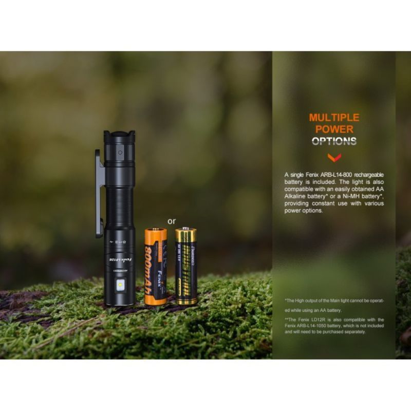 Fenix LD12R Luminus SST20 CW LED 600 Lumen Flashlight