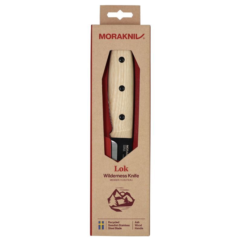 Morakniv Ash Wood Lok Black Blade S