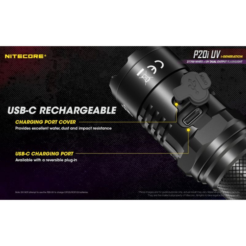 Nitecore P20i UV 1800 Lumen Flashlight