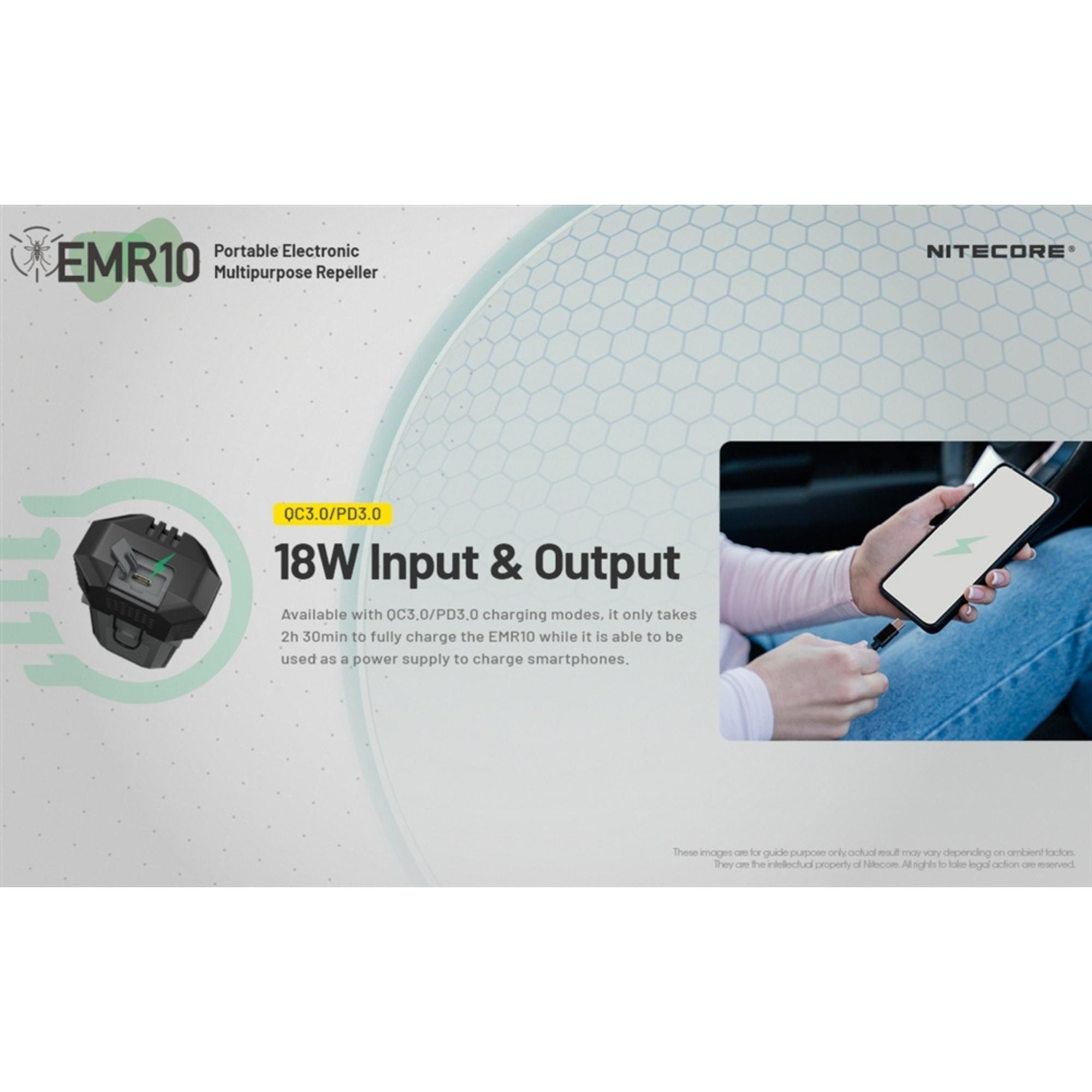 Nitecore EMR10 Rechargeable Mosquito Repeller Power Bank