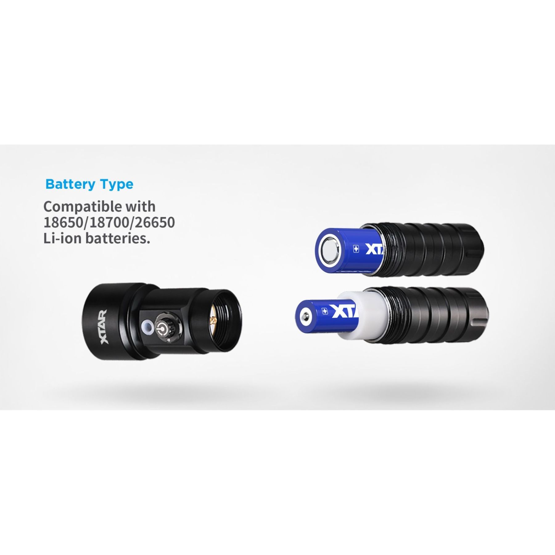 XTAR D26W 1000 Lumen Flashlight