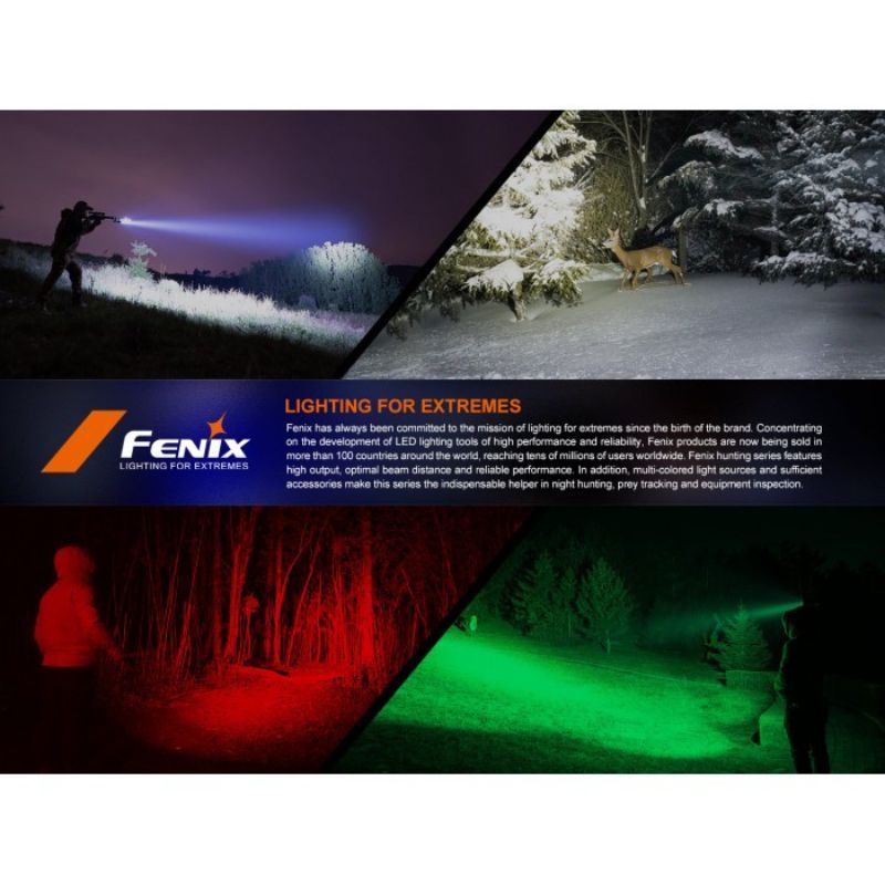 Fenix HT32 SFT70 CW, SFT20 Red, SFT20 Cg Green LED Hunting Flashlight