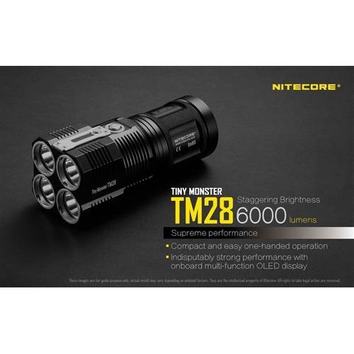 Nitecore TM28 6000 Lumen Keychain Flashlight