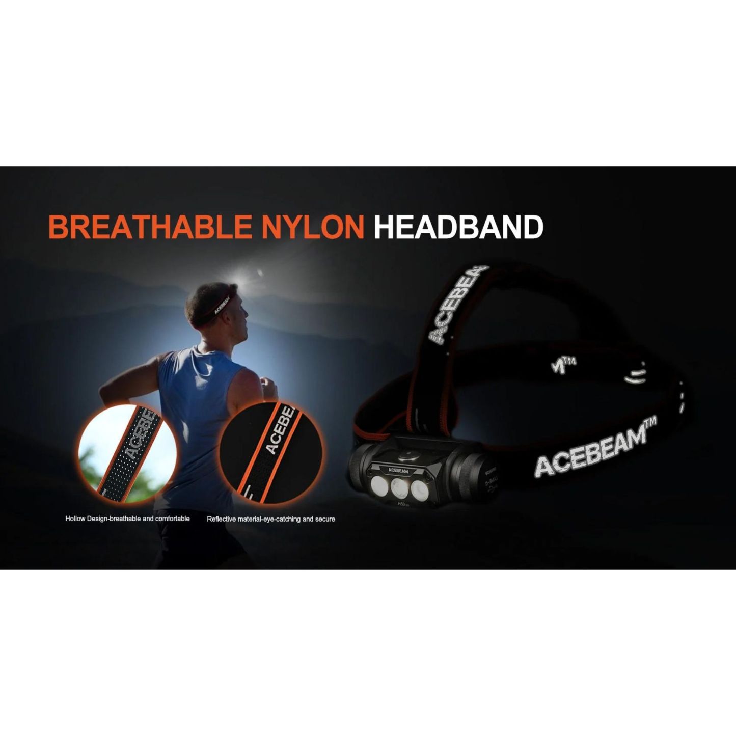 Acebeam H50 2.0 5000K 18650 2000L Headlamp