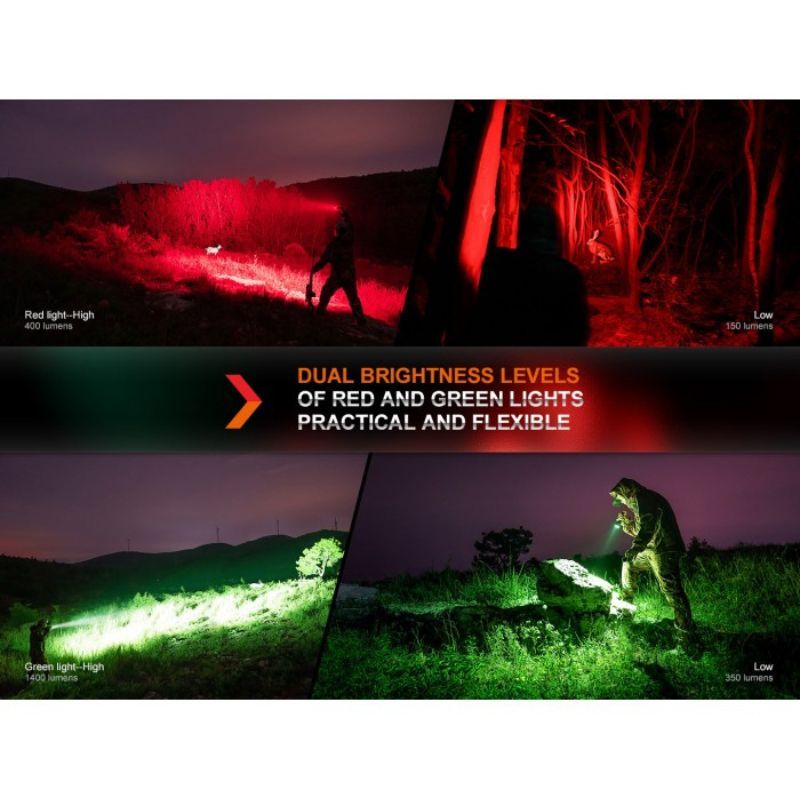 Fenix HT32 SFT70 CW, SFT20 Red, SFT20 Cg Green LED Hunting Flashlight