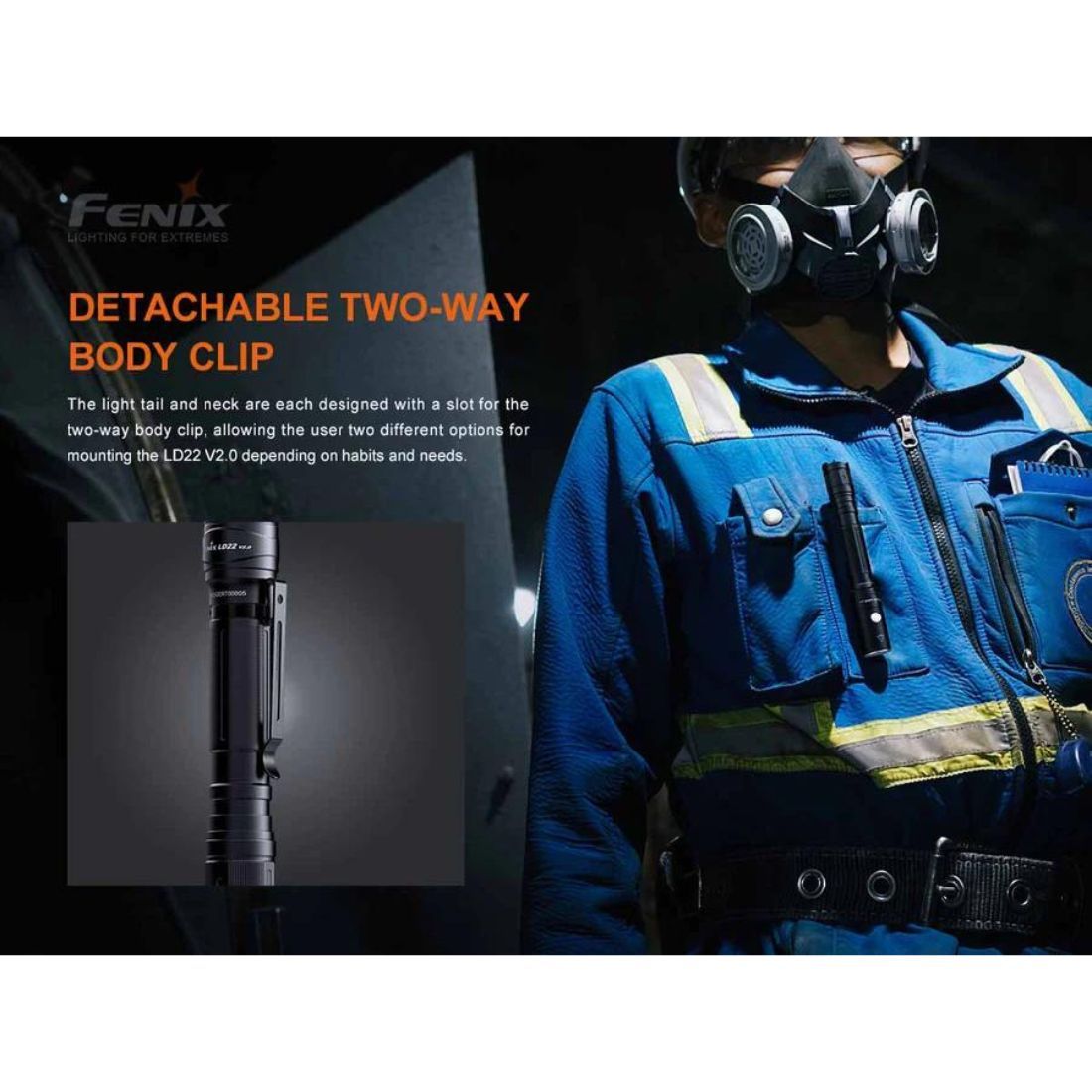 Fenix LD22 V2.0 Luminus SST20 800 Lumen Flashlight