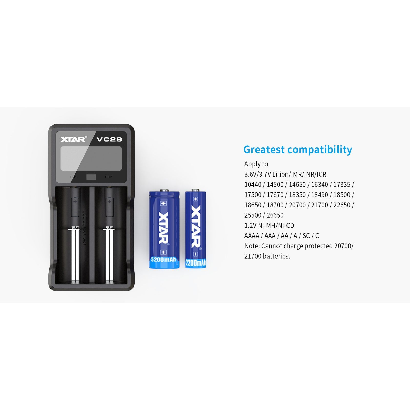 XTAR VC2S Charger