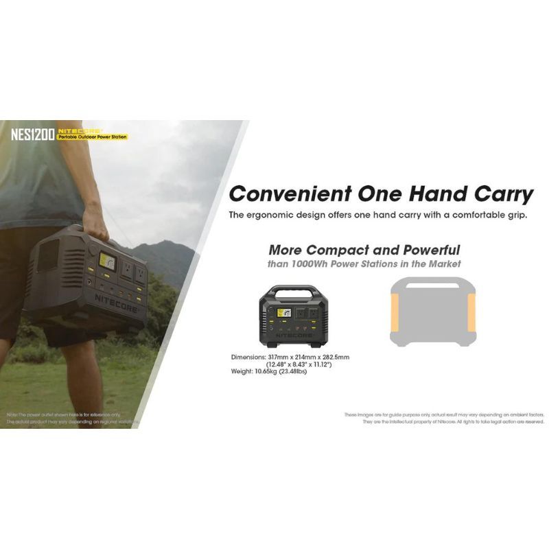 Nitecore NES1200 Portable Outdoor Power Station