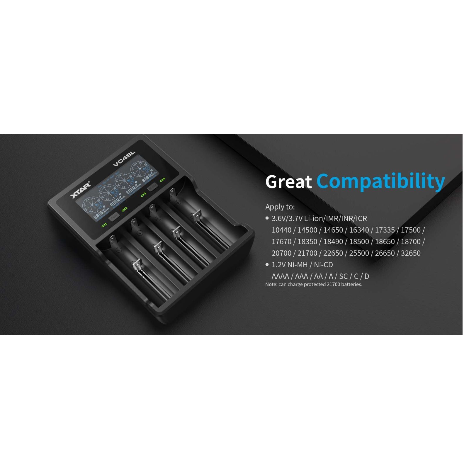 XTAR VC4SL Charger