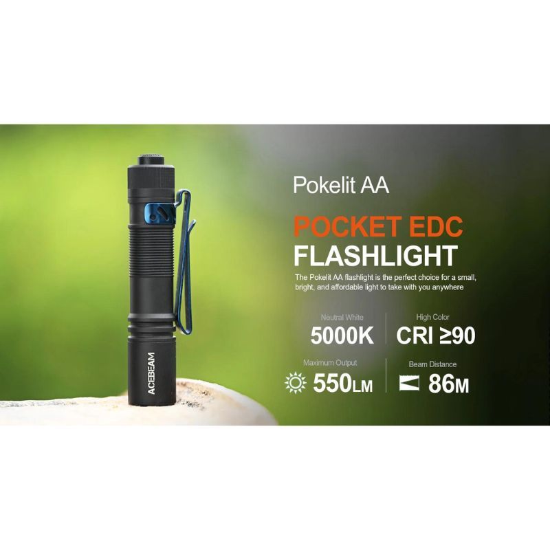 Acebeam Pokelit 219F LED 550 Lumen Flashlight