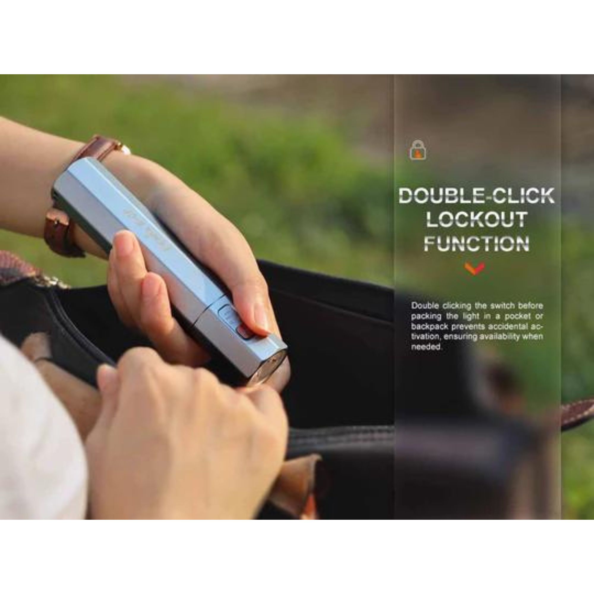 Fenix E-CP 1600 Lumen Rechargable Flashlight With Power Bank